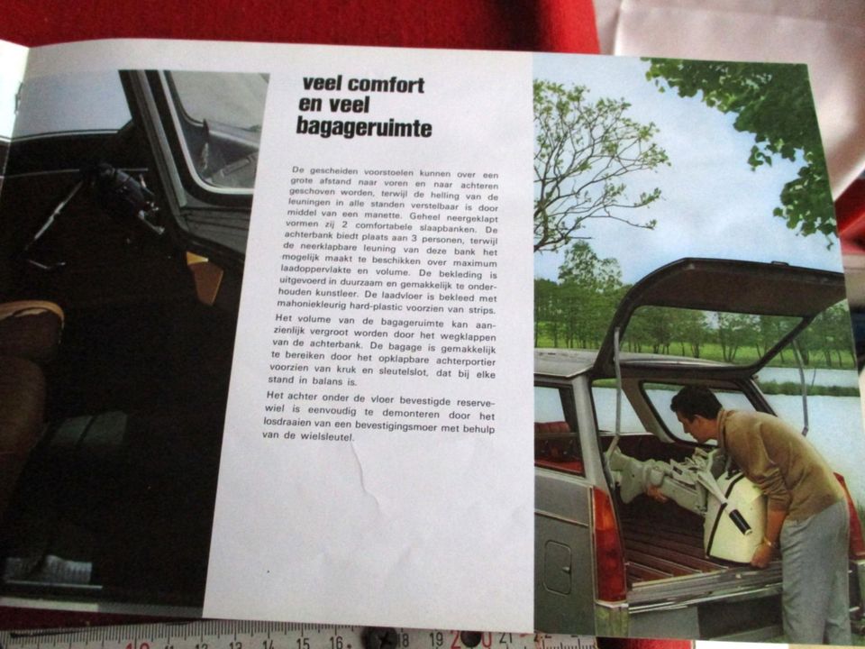 Peugeot 404 Kombi BREAK alter Prospekt aus 1968 technische Beschr in Hoyerhagen