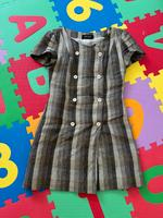 Stiff Kleid, Minikleid, grün gestreift Leinen,Baumwolle, Perlmutt Bayern - Salzweg Vorschau