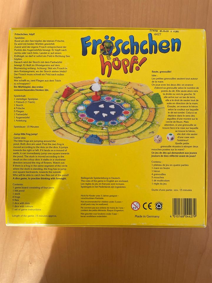 HABA Spiel Fröschchen hüpf! ab 5 Jahre in Stuttgart