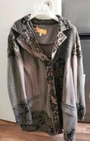 Gr. 42/44 BIBA Damen Jacke Stoff grau - braun Blazer Chemnitz - Kappel Vorschau