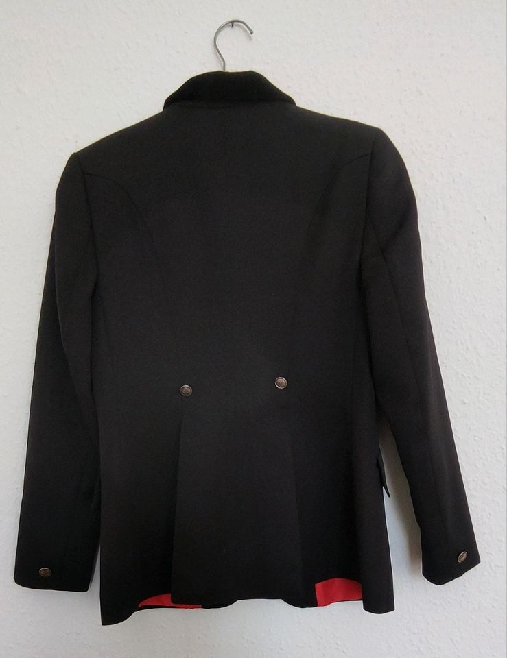 Loesdau Turnierjacket black Forest Kinder schwarz Gr. 152 in Wurzen