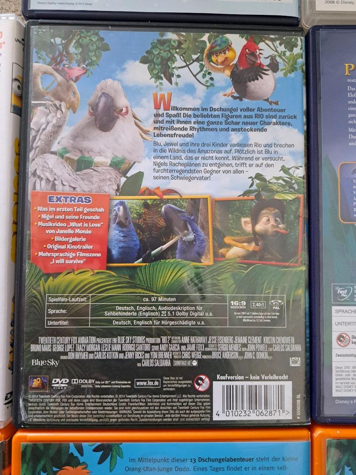 Kinder DVD Disney Eiskönigin König der Löwen Minions Dumbo Rio2 in München