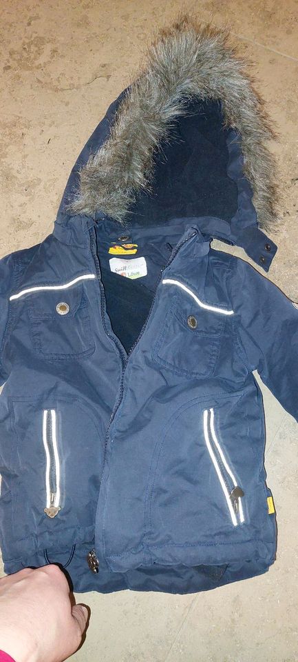 Steiff Winterjacke 2in1 gr 92 marineblau inkl handschuhe in Weil im Schönbuch