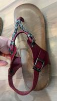 Sandalen in Weinrot Farbe Bergedorf - Hamburg Allermöhe  Vorschau