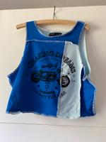 Blau weißes Crop Top Shein Neu Gr. 38 m Damen Style Bayern - Ortenburg Vorschau