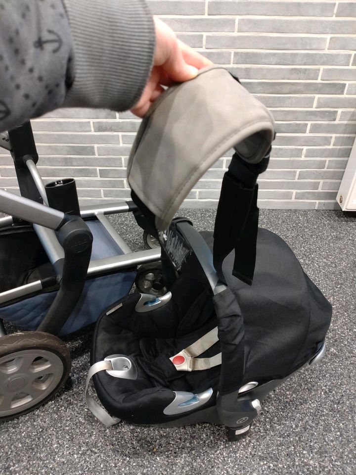 3in1 Kombi Kinderwagen/ Buggy Joolz Day + Cybex Babyschale in Uedem