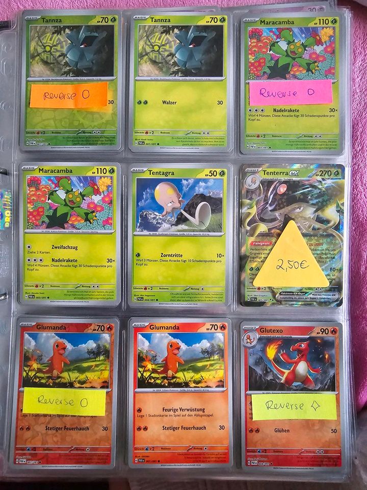 142 Pokemon Karten aus Paldeas Schicksal Booster EX, Shiny, Holo in Kaufering