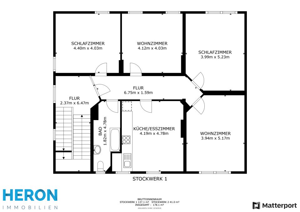 STADTOASE - Zentrumsnahe 4-Zimmer-Wohnung mit idyllischem Gartenanteil in Saarburg in Saarburg