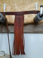 Stirnriemen für spanische Trense mit Fransen Mosquera cognac Hessen - Laubach Vorschau