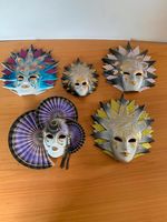 5 Keramik-Masken im venezianischen Stil Aubing-Lochhausen-Langwied - Aubing Vorschau