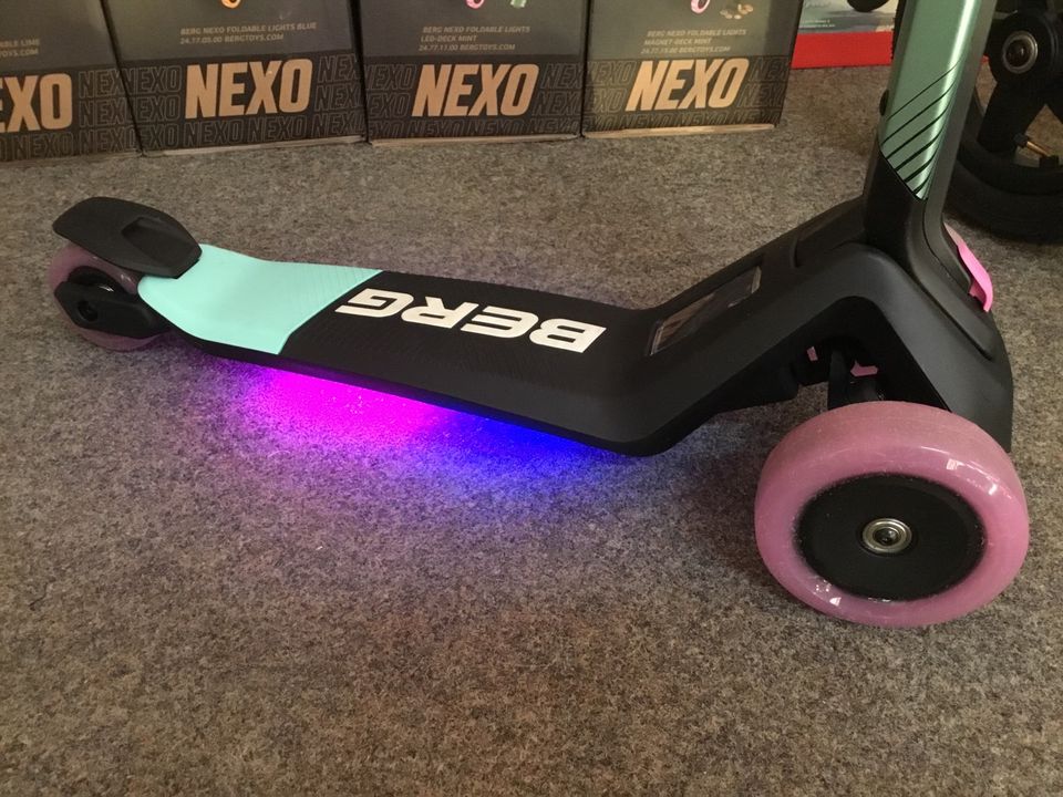 BERG Nexo Kinderroller LED-MODUL faltbar | 2-12 Jahre | minze in Gelsenkirchen