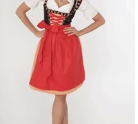 Neues Dirndl Gr. 42 in orange rot schwarz Oktoberfest Hessen - Heusenstamm Vorschau