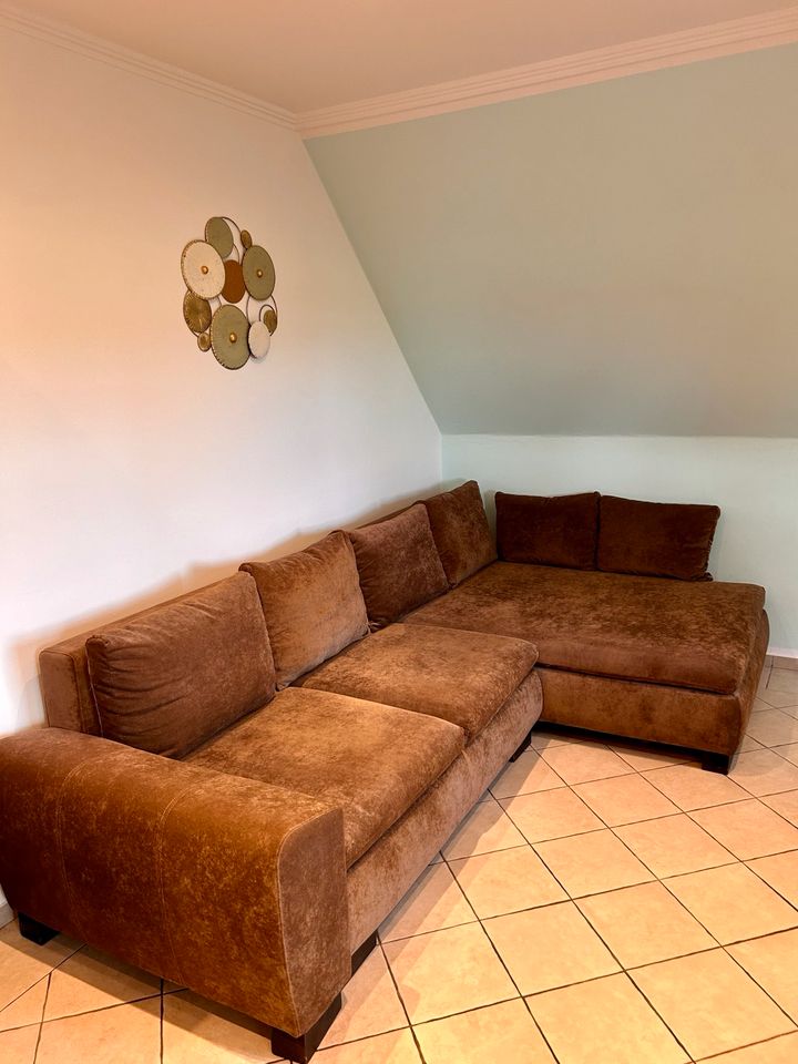 Sofa, L-Sofa, Couch mit Sessel neuwertig in Haren (Ems)