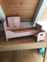 Puppenmöbel groß puppenschrank Puppenbett rosa Alt antik Bayern - Rosenheim Vorschau