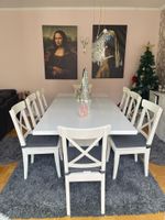 Tisch mit 8 Stühlen (Ingolf) Nordrhein-Westfalen - Oberhausen Vorschau
