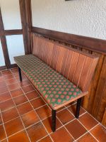 Sitzbank Holz mit Polster Vintage Retro Niedersachsen - Wolfenbüttel Vorschau