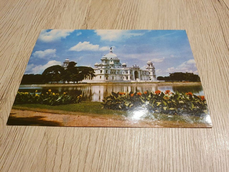 AK Postkarte Ansichtskarte Victoria Memorial Calcutta in Halle