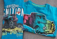 2 coole T-Shirts mit Monstertruck Hot Rod für Jungen in 116 u 122 Brandenburg - Großbeeren Vorschau