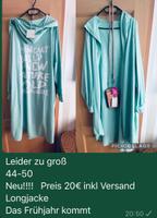 Longjacke mint mit Kaputze Sachsen - Borna Vorschau