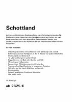 Schottland | 13 Reisetage ab 2.625 € Dresden - Pieschen Vorschau