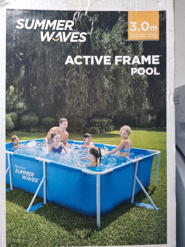 Pool mit Filterpumpe einmal benutzt in Königsbronn