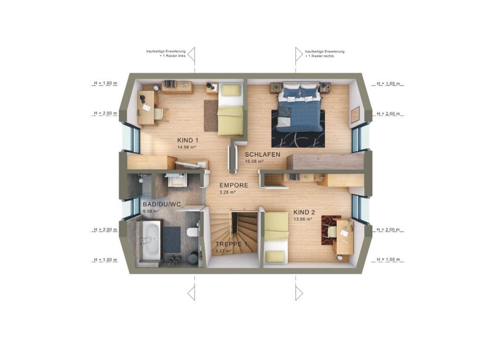 Schickes Einfamilienhaus mit PV, Speicher und Walmdach in Hamburg