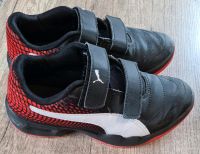 Puma Schuhe Kinderschuhe Turnschuhe Gr. 34 rot schwarz Sportschuh Bayern - Strullendorf Vorschau