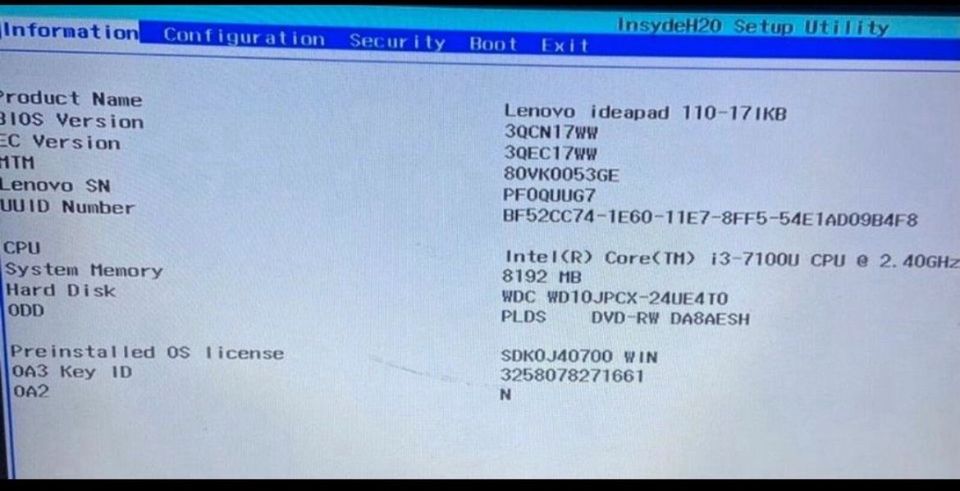 Notebook Laptop Lenovo IdeaPad 110-17IKB 17,3 Zoll Top Zustand in Saarlouis