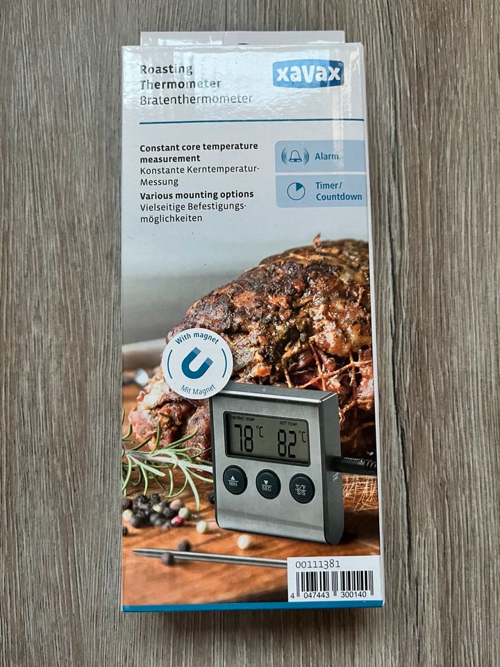 Neu Bratenthermometer Roasting Thermometer OVP in Himmelpforten