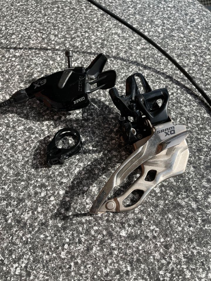 SRAM XO Umwerfer 3x10 + X9 Trigger Shifter in Aldenhoven