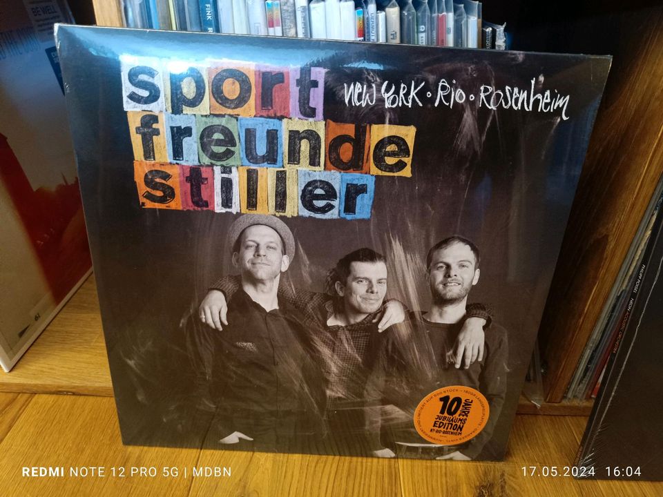 Sportfreunde Stiller nummeriert 500 New tork Rio ORANGE VINYL LP in Dinslaken