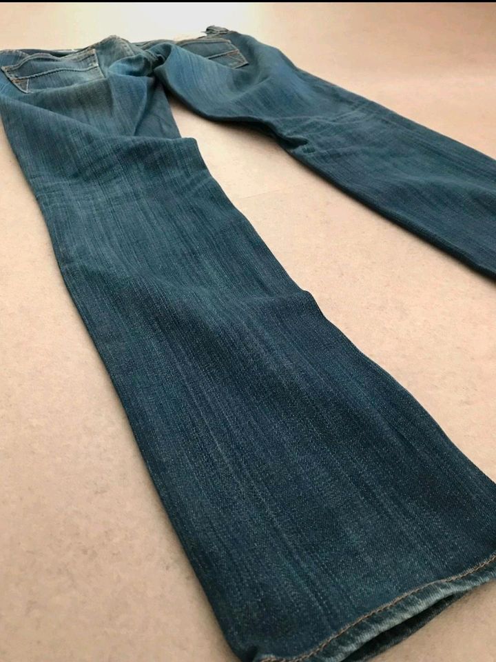 Herrlicher Jeans Skinny 5046 W26 L32 Blau Slim Faded Low Waist XS in Berlin