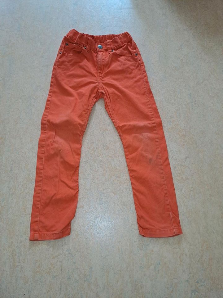 Hosen Jeanshosen H&M Gr. 116, 122 Orange, Rot in Buchholz in der Nordheide