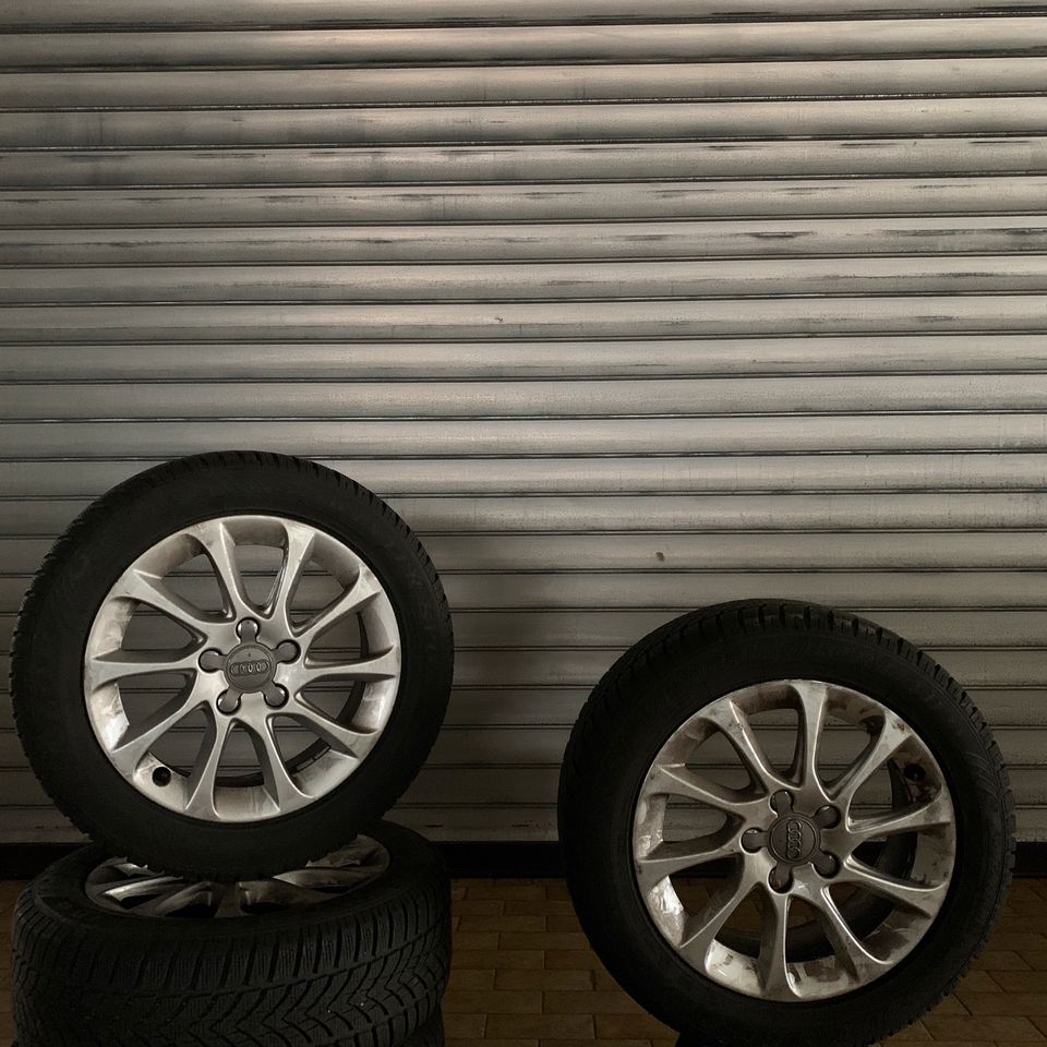 Orginale 16 Zoll Audi A3/S3 Alufelgen 205/55R16 Winterreifen in Remscheid