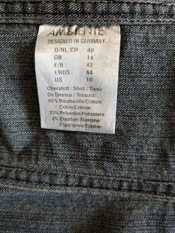 Ambiente Damen Blaser Jeans blau Gr.40 in Konstanz