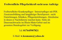 Freiberufliche Pflegefachkraft sucht neue Aufträge Frankfurt am Main - Westend Vorschau