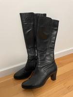Stiefel Gabor Gr.4 schmaler Schaft schwarz Absatz Hessen - Kassel Vorschau