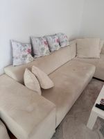 Ecksofa, beige, Mikrofaser Hannover - Bothfeld-Vahrenheide Vorschau