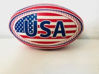 Rugby Canterbury Spielball   Leder Sportball ! USA Motiv ! Baden-Württemberg - Schömberg Vorschau