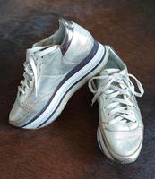Philippe Model Plateau-Sneaker, Leder. 40/41, silber Bayern - Riedenburg Vorschau
