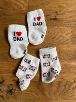 Socken Baby i love mum/ i love dad Hessen - Rosbach (v d Höhe) Vorschau