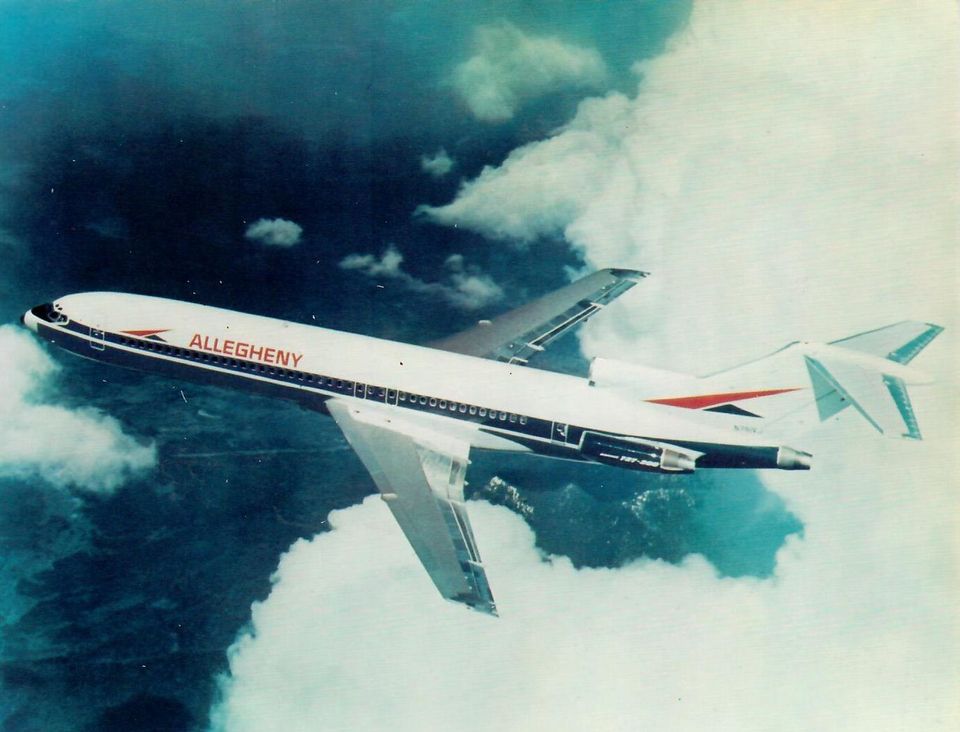 ALLEGHENY Boeing 727-200 Postkarte in Berlin