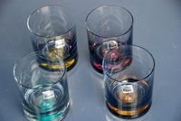 Alte elegante Gläser Flirt Whisky Glas farbig R&B Flirt Niedersachsen - Dinklage Vorschau