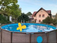 Bestway Pool mit Bullaugen 4,88m x 1,22m mit Zubehör Thüringen - Geisa Vorschau