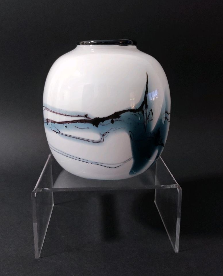 Vase Atlantis v. Michael Bang Holmegaard 1982 H: 11 cm in Jüchen