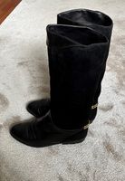 Wunderschöne schwarze Stiefel von Peter Kaiser / Leder Größe 38,5 Hessen - Petersberg Vorschau