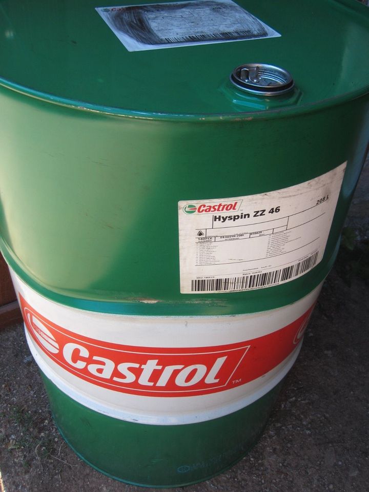 chabby CASTROL Edition 200L Fass, Ölfass, Feuertonne, Tisch,Tonne in Waldeck