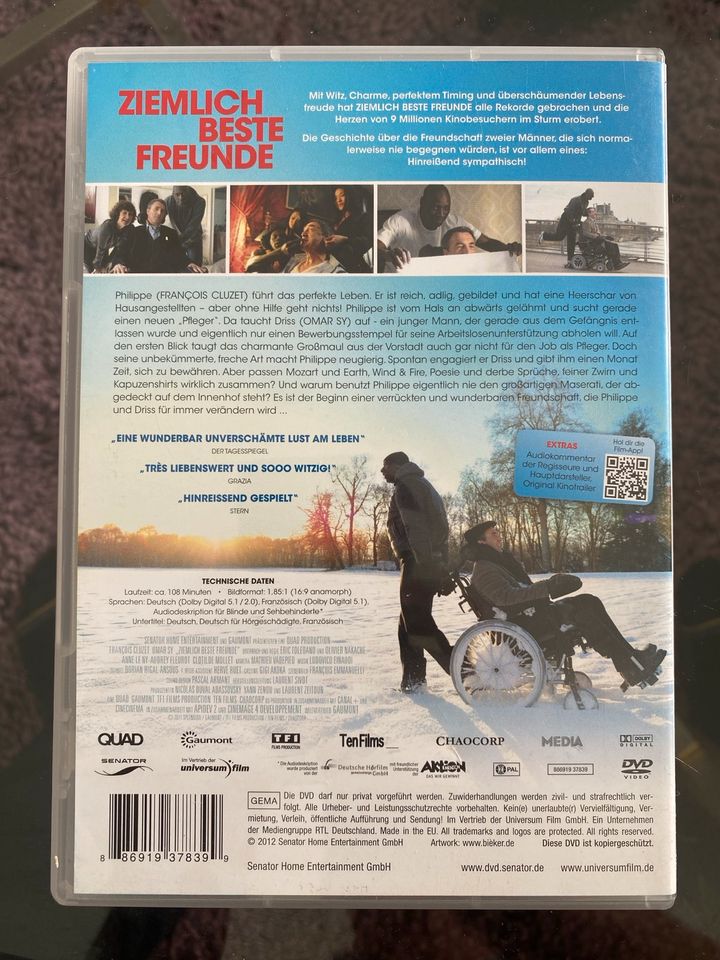 DVD: ziemlich beste Freunde, FSK sechs in Nastätten