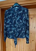 Bluse langarm, dunkelblau im Paisley Muster Bayern - Wartenberg Vorschau