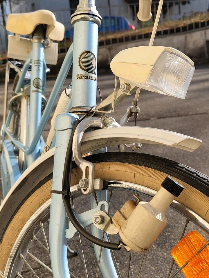 Retro Vintage 20 Zoll Fahrrad Kinder Rad 80er 90er blau Krauter in Wangen im Allgäu